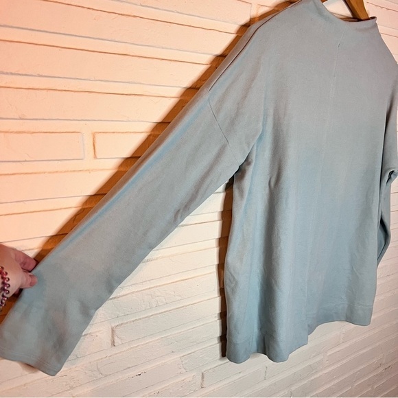 J. Jill Light Blue Long Sleeve Soft Oversized Sweater, Women’s Size Small - Picture 2 of 9